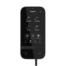 Ajax KeyPad TouchScreen Fibra Wired keypad with touch screen to control an Ajax system